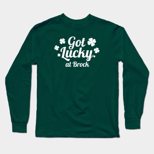 Got Lucky at Brock Long Sleeve T-Shirt